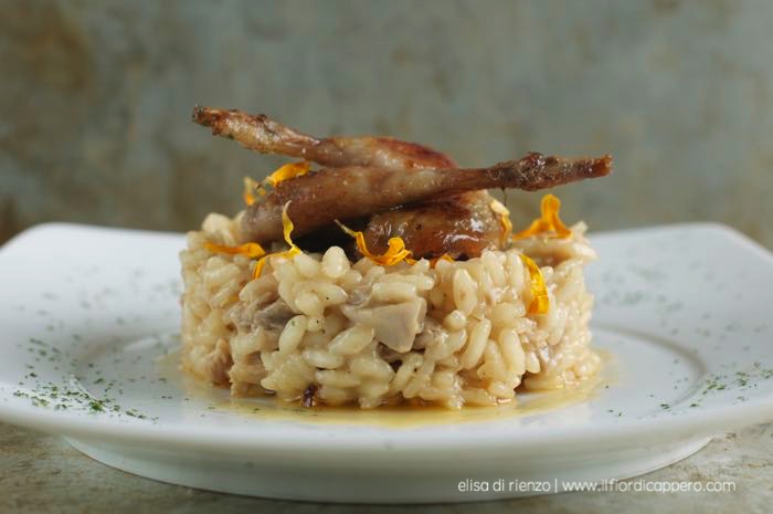 Risotto Con La Quagieta E Riduzione Di Torcolato Risoditalia Il Fior Di Cappero