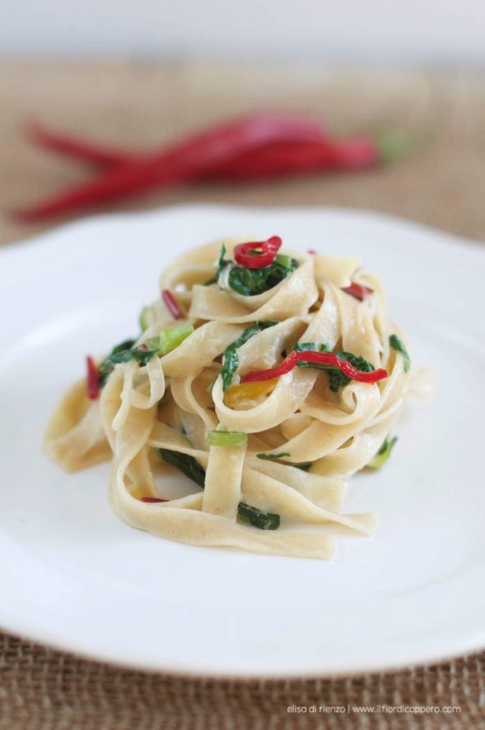 Bietole arcobaleno, pomodori e olive 10 pasta con bietola e stracchino