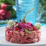 foto di tartare di manzo