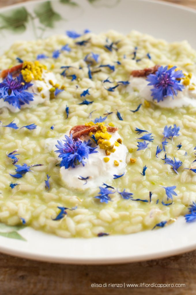 risotto piselli fiordaliso
