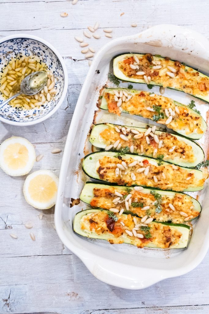 zucchine ripiene vegetariane