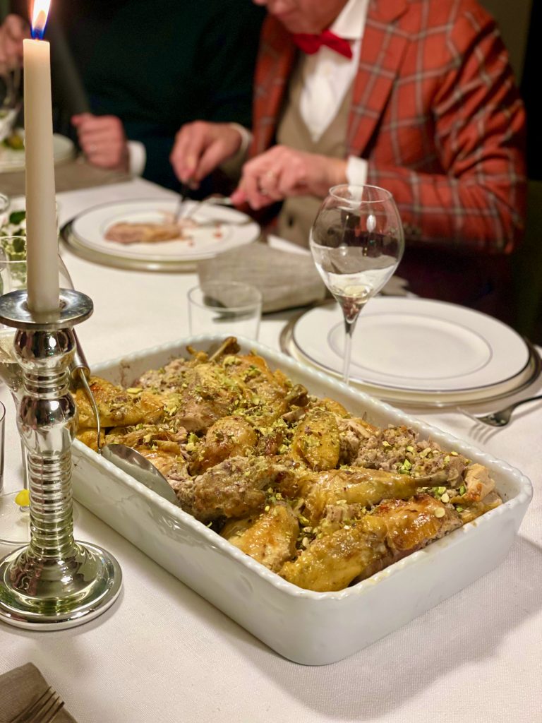 "Natale a Downton Abbey" cena a tema 11 pollo Natale a Downton Abbey