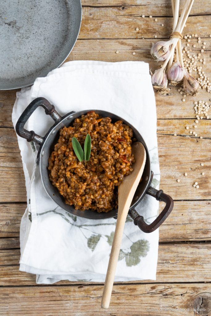ragù di lenticchie