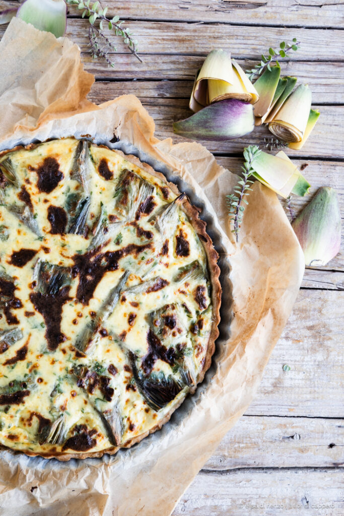 torta con i carciofi