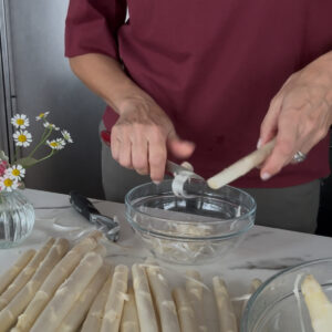 pulire asparagi