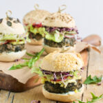 hamburger di carne ed erbette