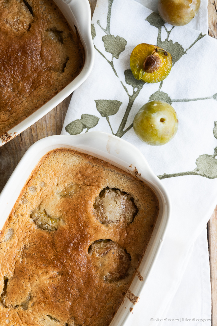 Clafoutis di susine regina Claudia, tradizione francese di fine estate 3 Clafoutis di prugne regina Claudia