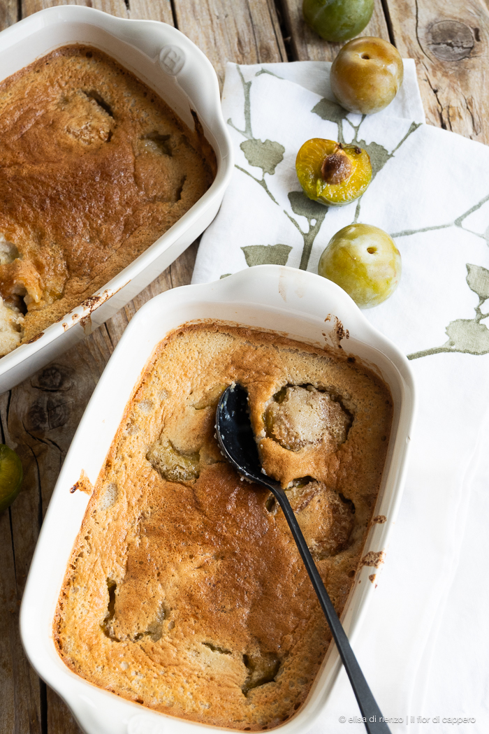 Clafoutis di susine regina Claudia, tradizione francese di fine estate 5 Clafoutis di prugne regina Claudia