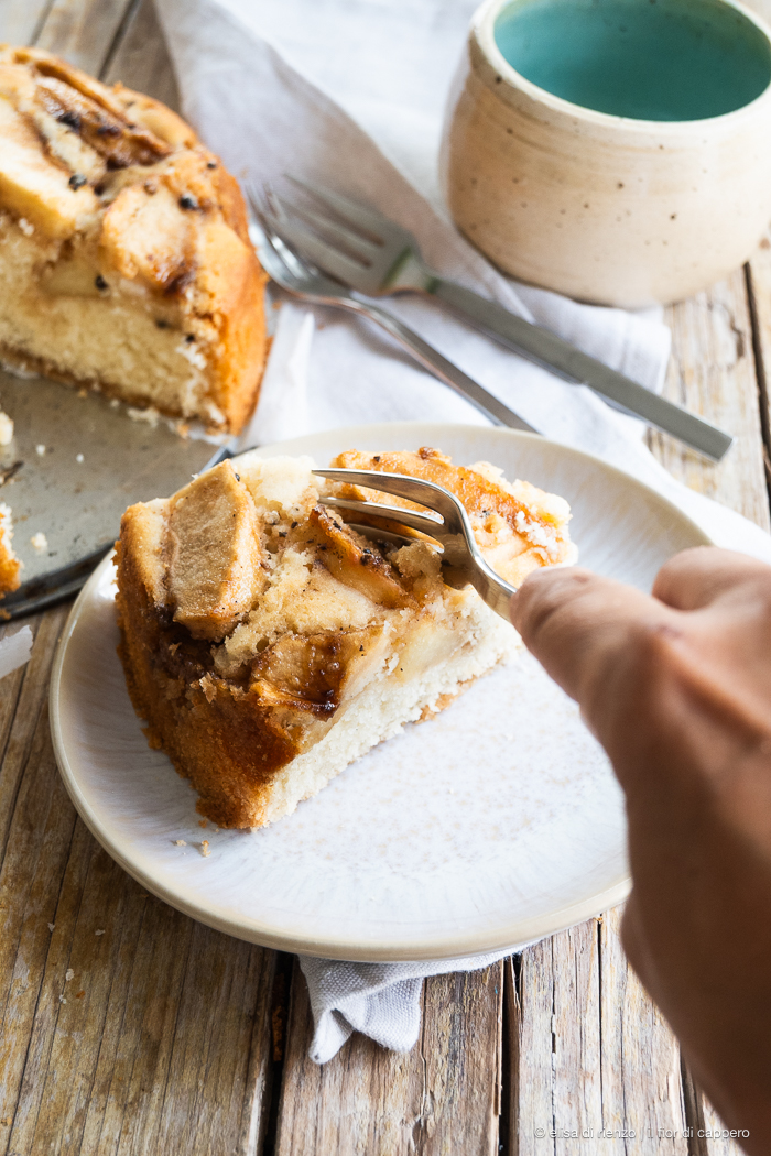 Torta di mele speziata (anche senza glutine) 5 torta di mele