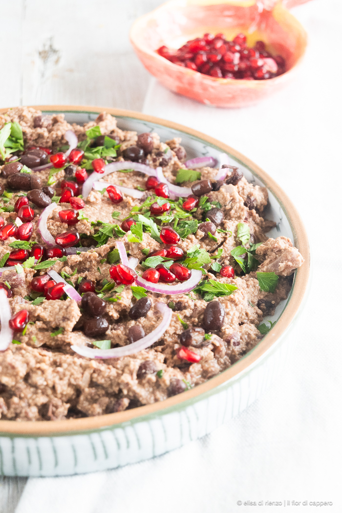 Lobio ricetta georgiana di fagioli rossi e spezie 4 lobio