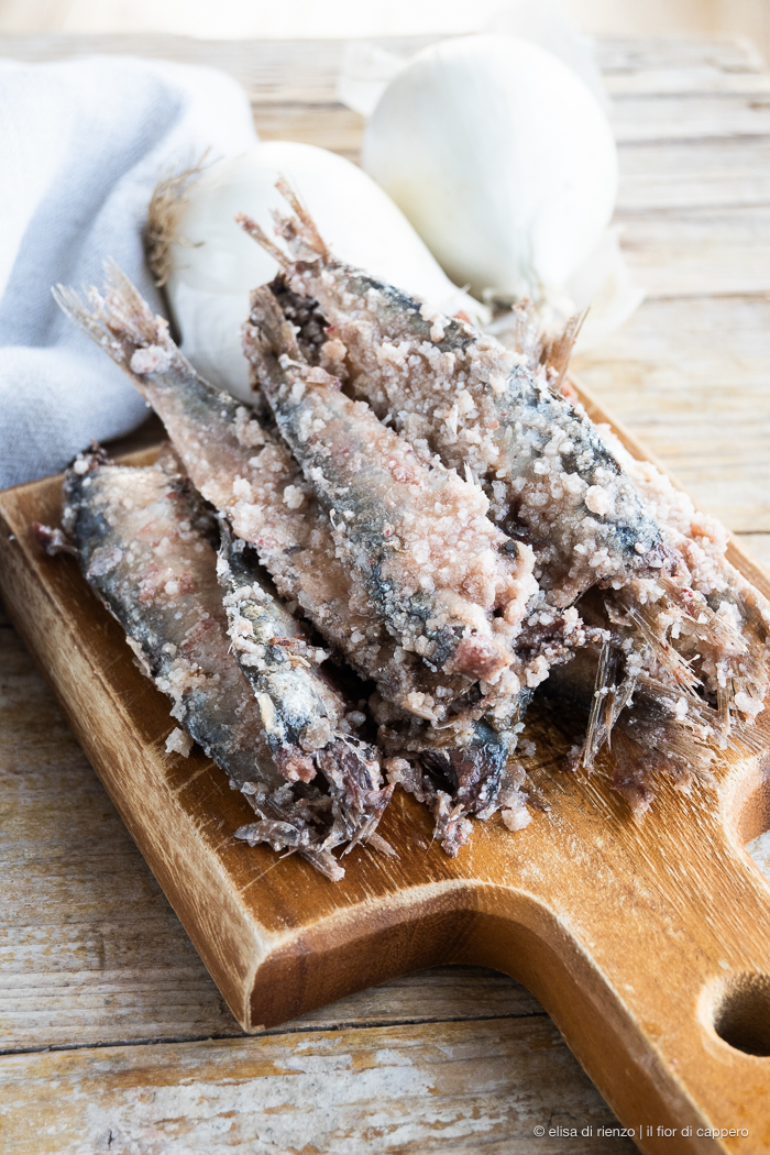 Pissaladière alla veneta: con cipolle e sarde sottosale 9 sarde sotto sale