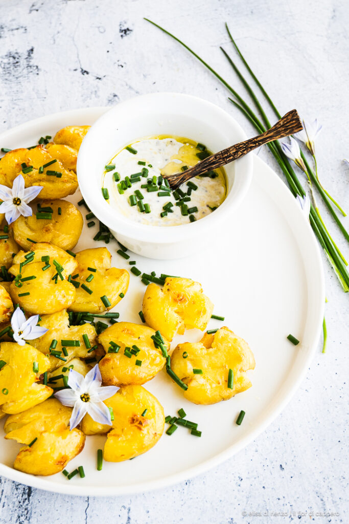 smashed potatoes croccanti al forno 