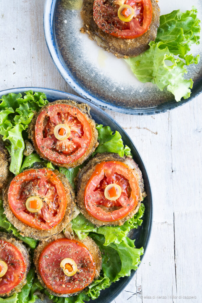 Melanzane a frittella farcite, dalla rivista anni ’80 13 melanzane a frittella ricetta anni '80