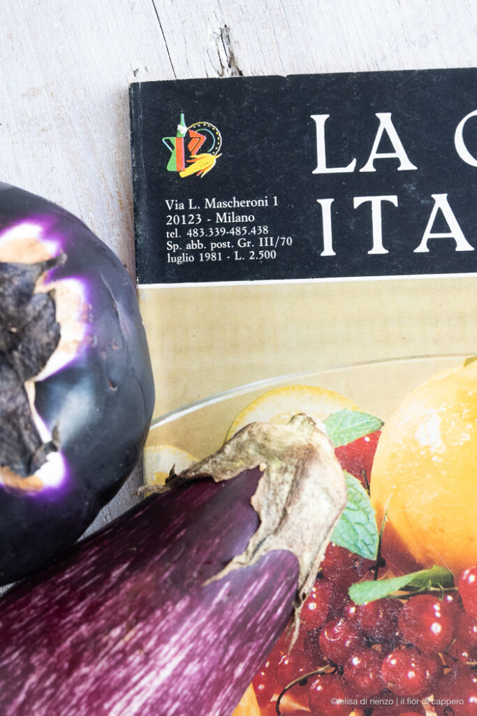 Melanzane a frittella farcite, dalla rivista anni ’80 5 melanzane a frittella ricetta anni '80