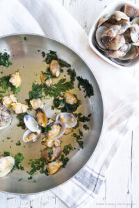Spaghetti co le cape, ovvero gli spaghetti con le vongole alla veneziana 10 vongole