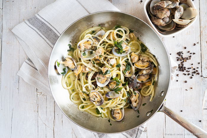 Spaghetti co le cape, ovvero gli spaghetti con le vongole alla veneziana 7 spaghetti con le vongole