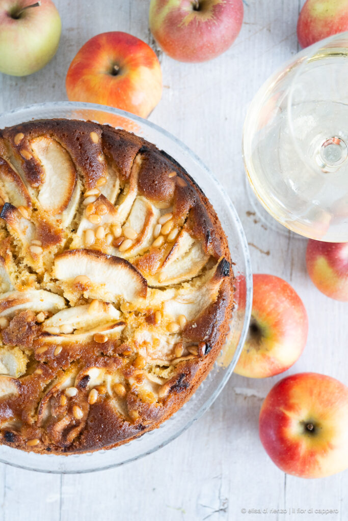 torta di mele con sidro delle Asturie 